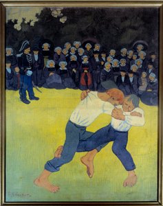 Den bretonske kamp Maleri af Paul Serusier (1863-1927) 1890 søn. 0,92x0,73 m Paris, Orsay Museum af Paul Sérusier