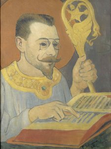 Portræt af Paul Ranson i Nabi-kostume, 1890. af Paul Sérusier