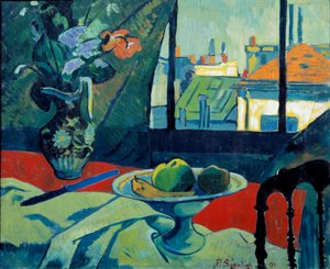 Stilleben, kunstnerens værkstedsmaleri af Paul Serusier (1863-1927) 1891 søn. 0,6x0,73 m Paris, musee d