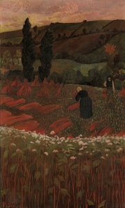 Boghvedehøsten, 1899. af Paul Sérusier