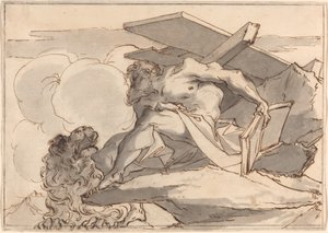 Sankt Hieronymus i ørkenen af Paul Troger