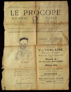 Journal du Procope, parisisk cafe