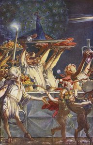 The Tempest af William Shakespeare, Act III, Scene 3 (farve litho)