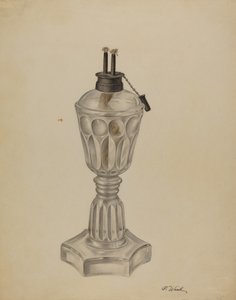 Camphen lampe af Paul Ward