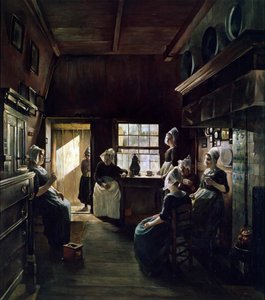 Samtale, 1888. af Paul Weimar