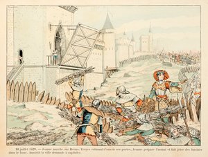 Illustration taget fra bogen "" Jeanne d