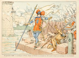 Illustration taget fra bogen "" Jeanne d