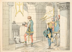 Illustration taget fra bogen "" Jeanne d