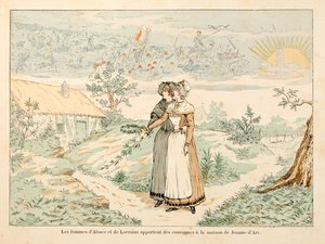 Illustration taget fra bogen "" Jeanne d