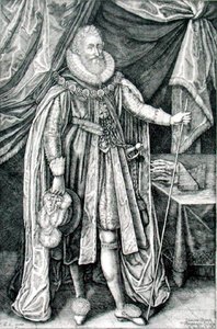 Ludovick Stuart, hertug af Richmond og Lennox (1574-1624), graveret af Joannes Barra (1581-1634) af William Walcutt