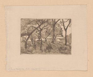skov udsigt af Paula Modersohn Becker (signed by artist)