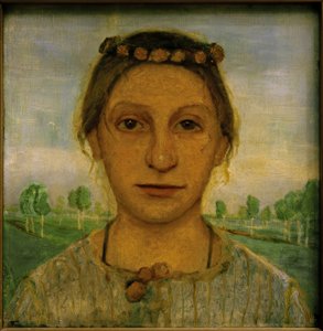 Portræt af søster Herma af Paula Modersohn Becker