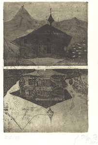 Chalet af Paula Modersohn Becker
