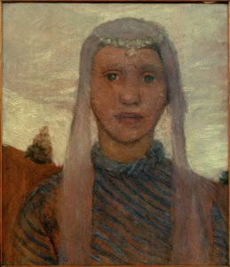Pige med slør af Paula Modersohn Becker