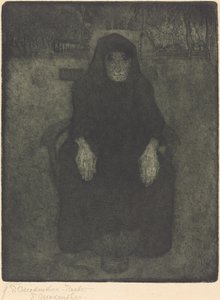 Gammel dame af Paula Modersohn Becker