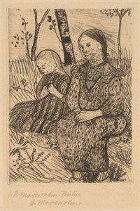 To Bondepiger af Paula Modersohn Becker