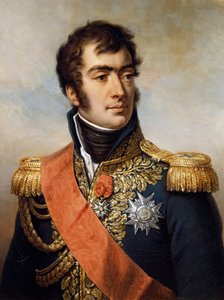Portræt af Auguste Frederic Louis Viesse de Marmont af Paulin Jean Baptiste Guerin
