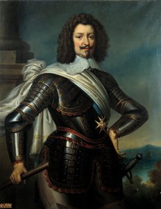 Portræt af Charles de Lorraine, prins af Joinville, hertug af Joyeuse og 4. hertug Guise (1571-1640) lyske søn af Henri de Guise Maleri af Paulin Guerin (1783-1855) 1800-tallet søn. 1,22x0,96 m