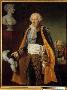 Portræt af Pierre Simon, Marquis de Laplace (La Place) (1745-1827) Astronommaleri af Paulin Guerin (1783-1855) 1800-tallet søn. 1,46 x 1,13 m af Paulin Jean Baptiste Guerin