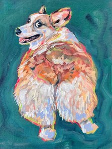 Den livlige corgi
