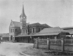 Jernbanestation i Campinas, 1895