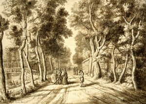 Bezuidenhoutseweg set mod Wassenaar, 1756 af Paulus Constantijn la Fargue