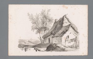 Landskab med landevej og hus Principper for landskaber (serietitel) Principles de paysages (serietitel)