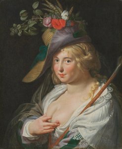 Den blonde hyrdinde af Paulus Moreelse