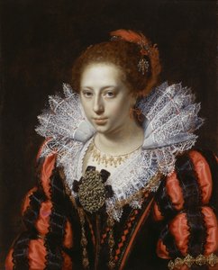 Portræt af en ung dame, ca. 1620 af Paulus Moreelse