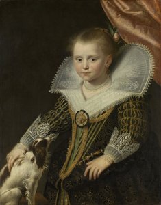 Portræt af en pige, kendt som Den Lille Prinsesse, 1623