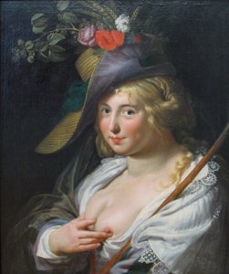 Den blonde hyrdinde af Paulus Moreelse