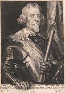 Dom Carolus af. Kolonne. til. Ulemper. Stat. Fætter. Alen Reg. Mat. Cath. Magister Campi..Gnalis. i Belgien. Etc. af Paulus Pontius