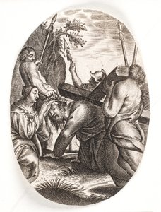 Kristus bærer korset af Paulus Pontius