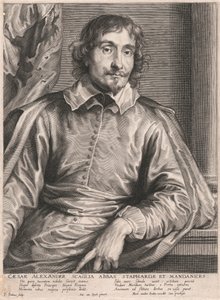 Cæsar Alexander Scaglia Abbed af Staphardæ og Mandanices af Paulus Pontius
