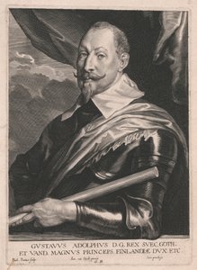 Gustavus Adolphus D.G. Rex Svec. Goth; og Vand, den store fyrste, hertug af Finland osv. af Paulus Pontius