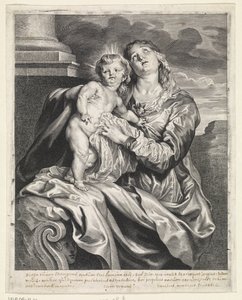 Maria med Jesusbarnet af Paulus Pontius