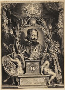 Portræt af Gaspar de Guzmán, greve af Olivares af Paulus Pontius