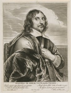 Portræt af Johannes de Heem af Paulus Pontius