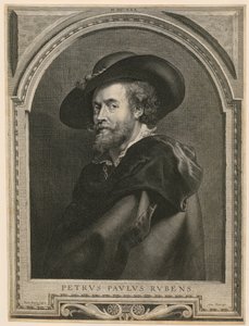 Portræt af Peter Paul Rubens af Paulus Pontius