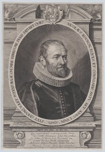 Portræt af Nicholaes Rockox, 1639., 1639. af Paulus Pontius