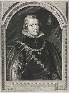 Portræt af Philip IV. af Paulus Pontius