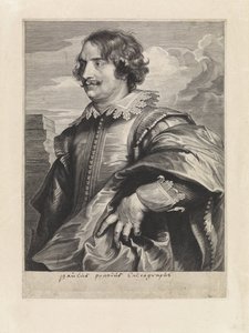 Portræt af gravøren Paulus Pontius af Paulus Pontius