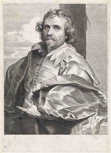 Portræt af maleren Daniël Mijtens (I) af Paulus Pontius