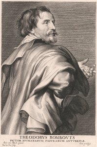 Theodore Rombouts, maler af menneskelige figurer i Antwerpen af Paulus Pontius