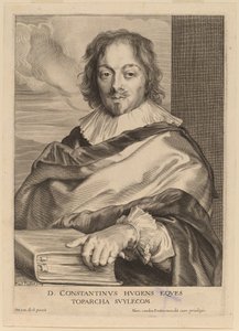 Konstantin Huygens af Paulus Pontius after Sir Anthony van Dyck