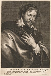 Peter Paul Rubens af Paulus Pontius after Sir Anthony van Dyck