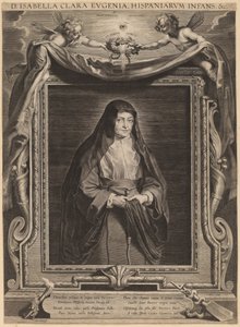 Isabella Clara Eugenia, Infanta af Spanien af Paulus Pontius, after Sir Peter Paul Rubens