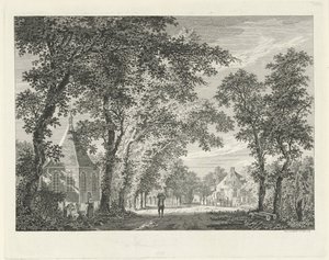 Udsigt over landsbyen i Driebergen, 1754