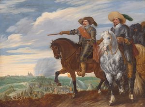 Frederik Henrik og Ernst Kasimir af Nassau-Dietz ved belejringen af 