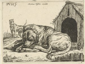 Tillænet hund på en kæde Forskellige hunde (serietitel)